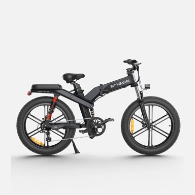 ENGWE X26 Dual električni bicikl 26" 1000W 19,2Ah+10Ah, crni